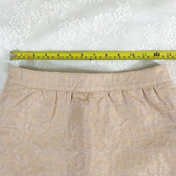 Women's Minimalist Mini Skirt w Pockets Ann Taylor LOFT Textured Petite Clothing - Picture 8 of 11